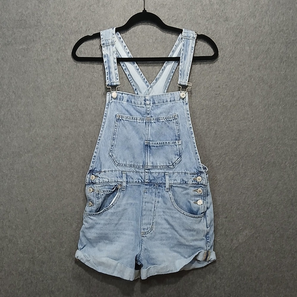 We The Free XS Overall Shorts 100% Cotton Boho Cottage Country 90s Cute Granola
